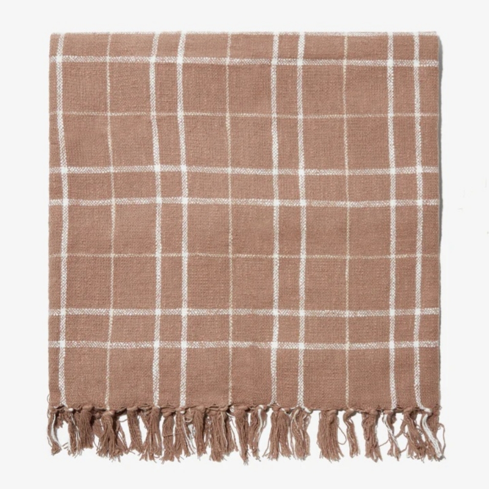 Little Korboose woven throw blanket